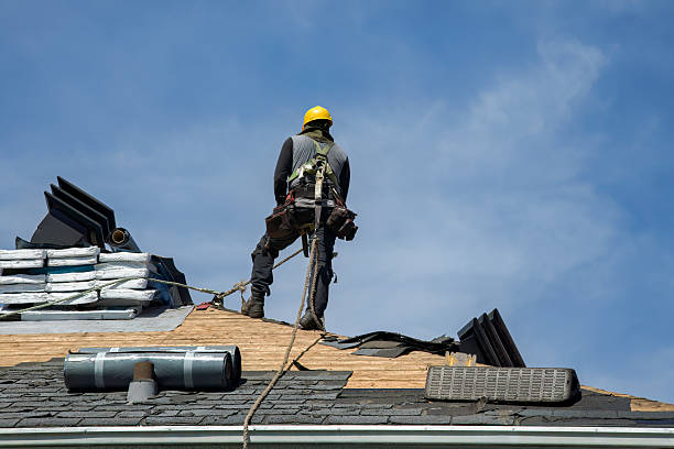 Professional Roofing technician working in New Manchester, WV